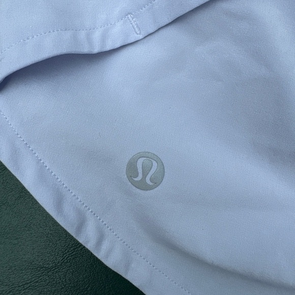 Lululemon Speed Up Short Long 4" Updated Fit In Serene Blue. Size 6 Tall. - Picture 4 of 16